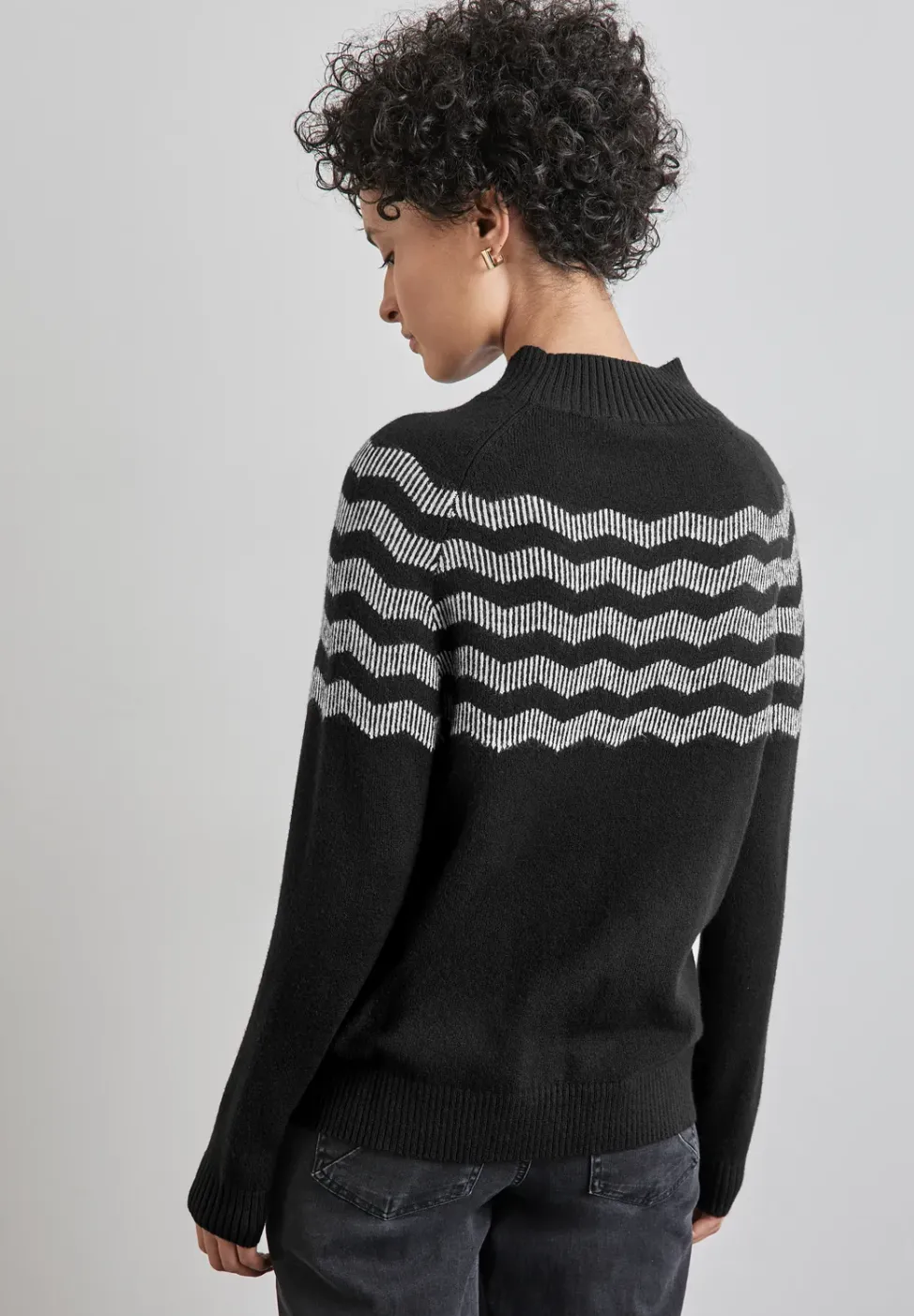Melange-Look Pullover
