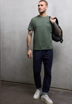 Melange-Look T-Shirt