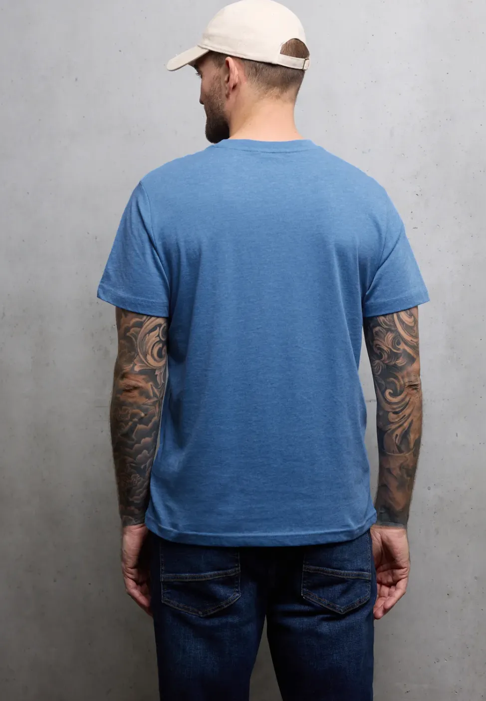 Melange-Look T-Shirt