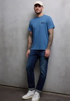 Melange-Look T-Shirt
