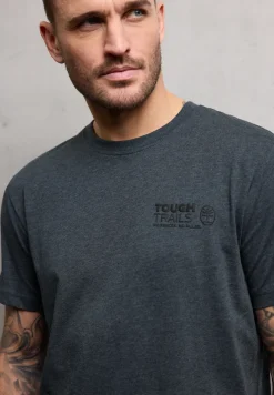Melange-Look T-Shirt