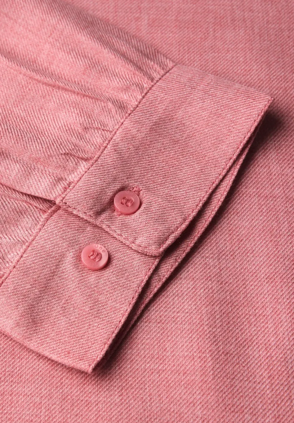 Melange Rundhals Bluse