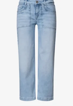 Mid Waist Jeans Culotte im Loose Fit