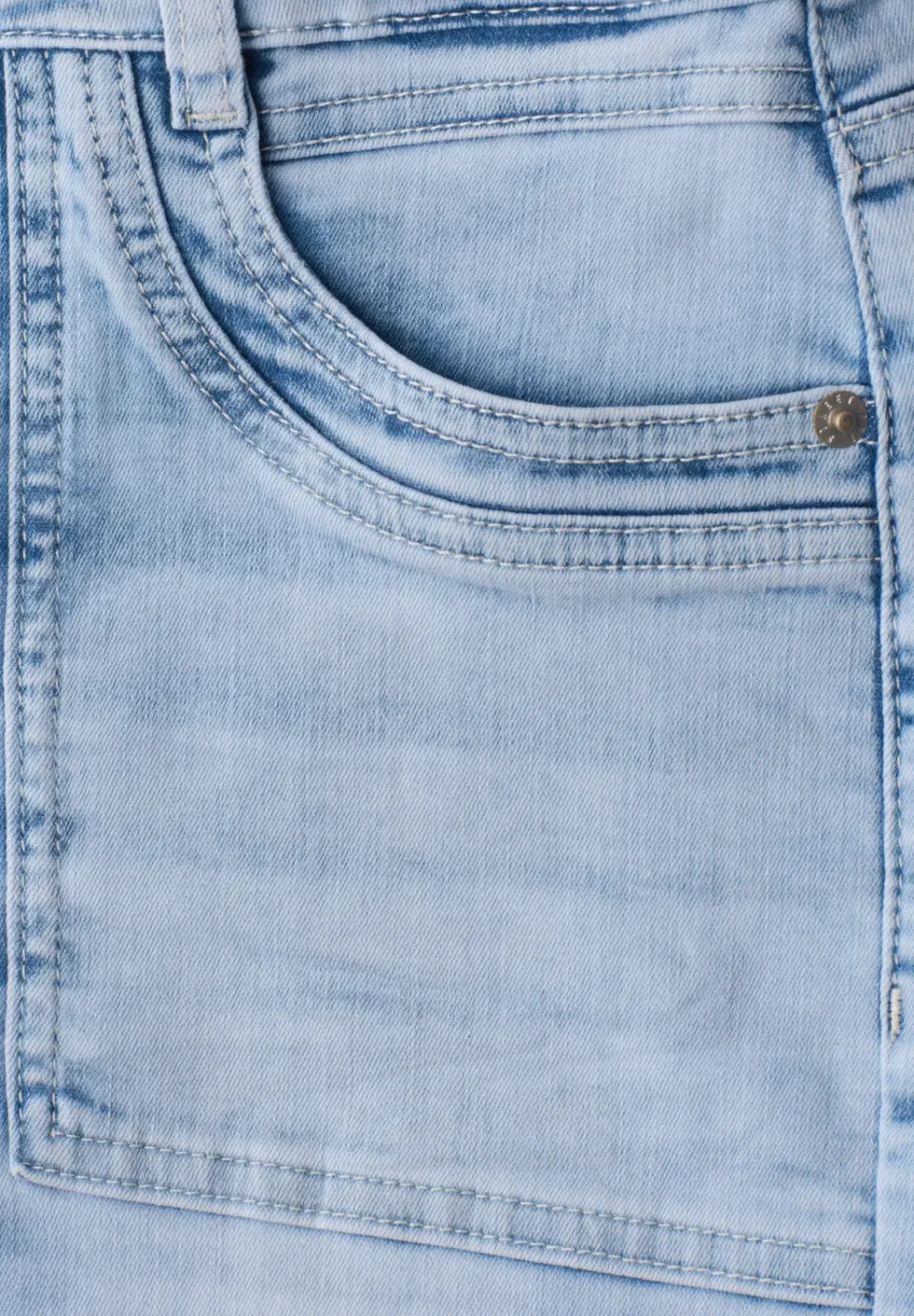 Mid Waist Jeans Culotte im Loose Fit