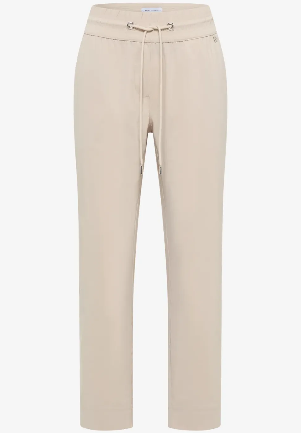 Mid Waist Slim Leg Hose im Casual Fit