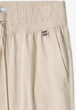Mid Waist Slim Leg Hose im Casual Fit