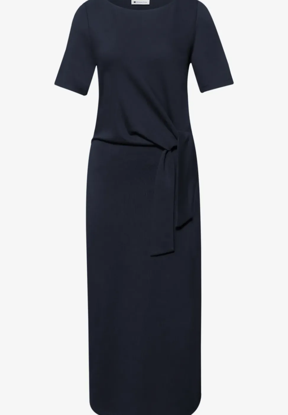 Midi-Kleid mit Knotendetail