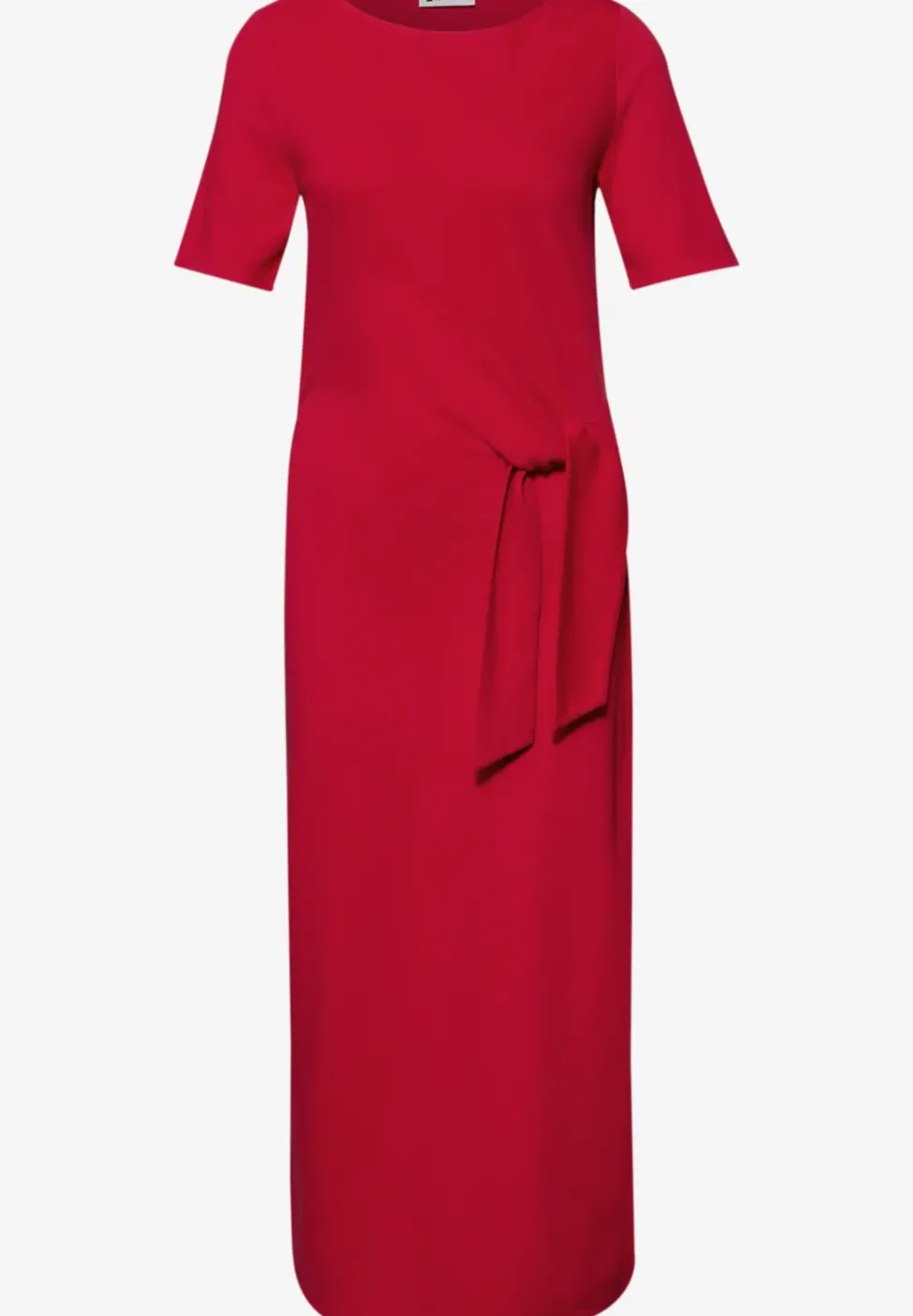 Midi-Kleid mit Knotendetail