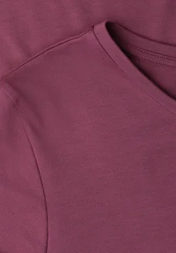 Midi-Kleid mit Kurzarm mit Schlitzdetail