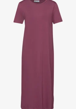 Midi-Kleid mit Kurzarm mit Schlitzdetail