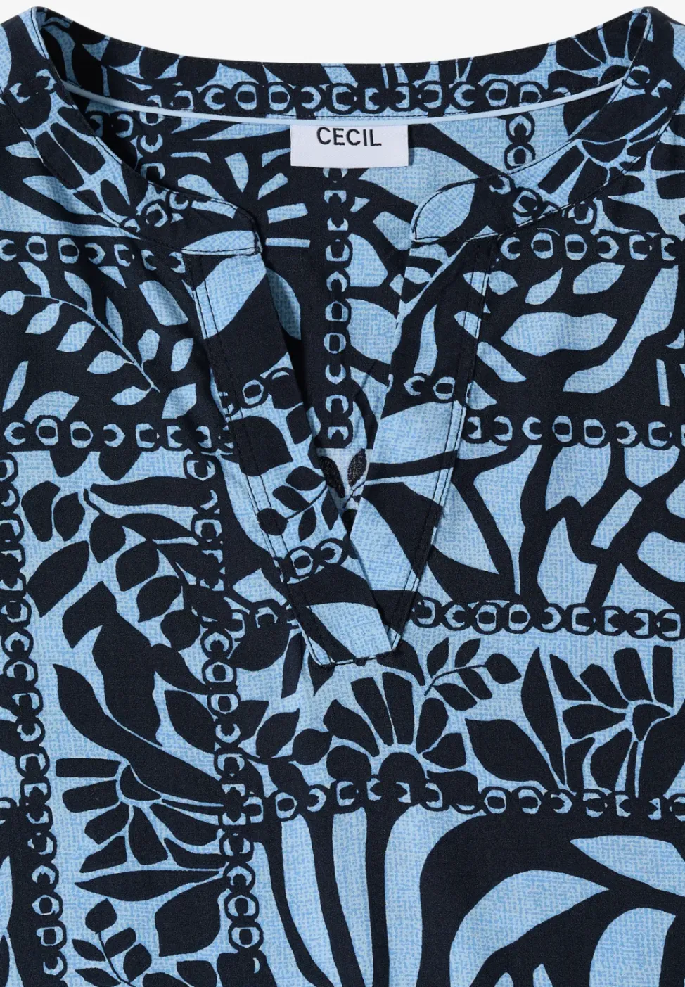Midi-Kleid mit Patchwork-Print