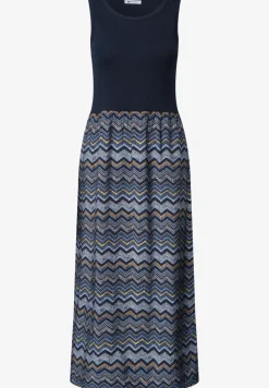 Midi-Kleid mit Strukturrock