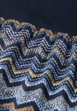 Midi-Kleid mit Strukturrock