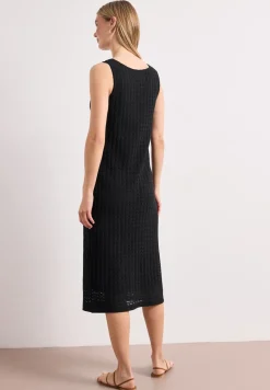 Midi-Kleid mit V-Neck aus Spitze
