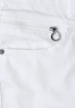 Mid Waist Bermuda in Satin-Optik