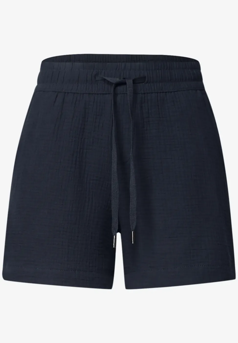 Mid Waist Shorts aus Musselinstoff