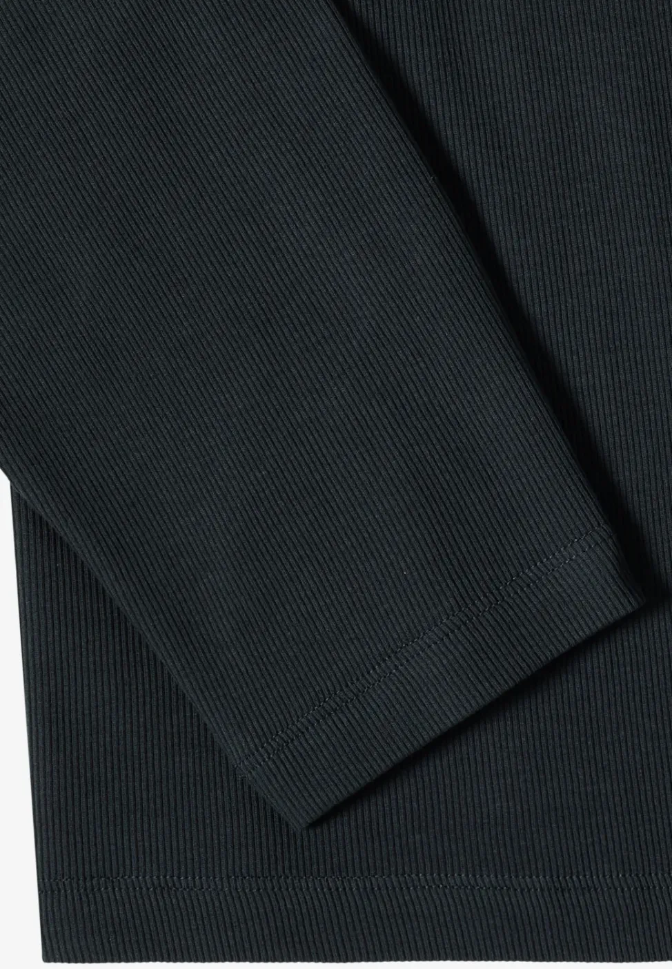 Offene 3/4-Arm Jacke in Rippstruktur