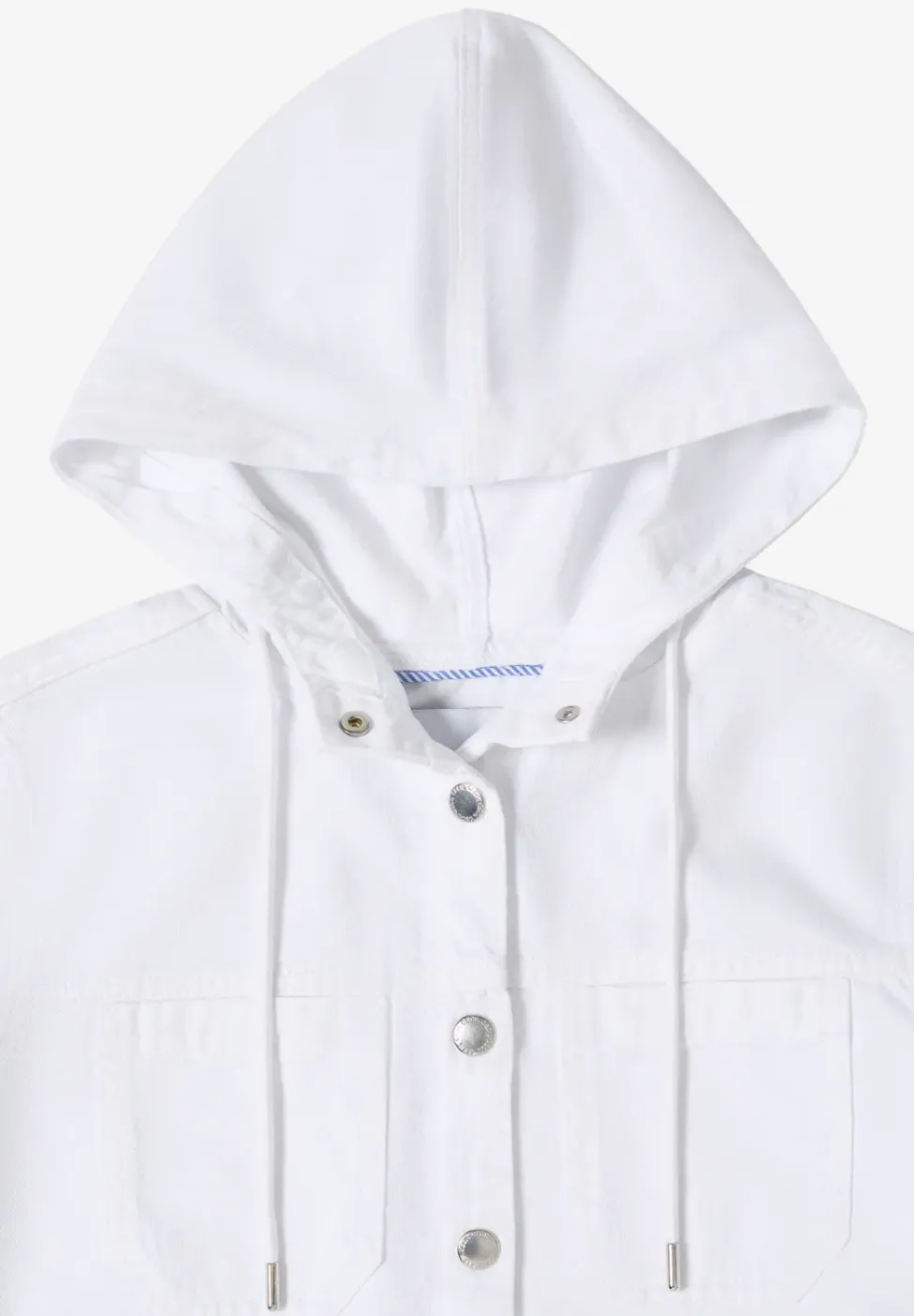 Overshirt mit Kapuze und Tunnelzug