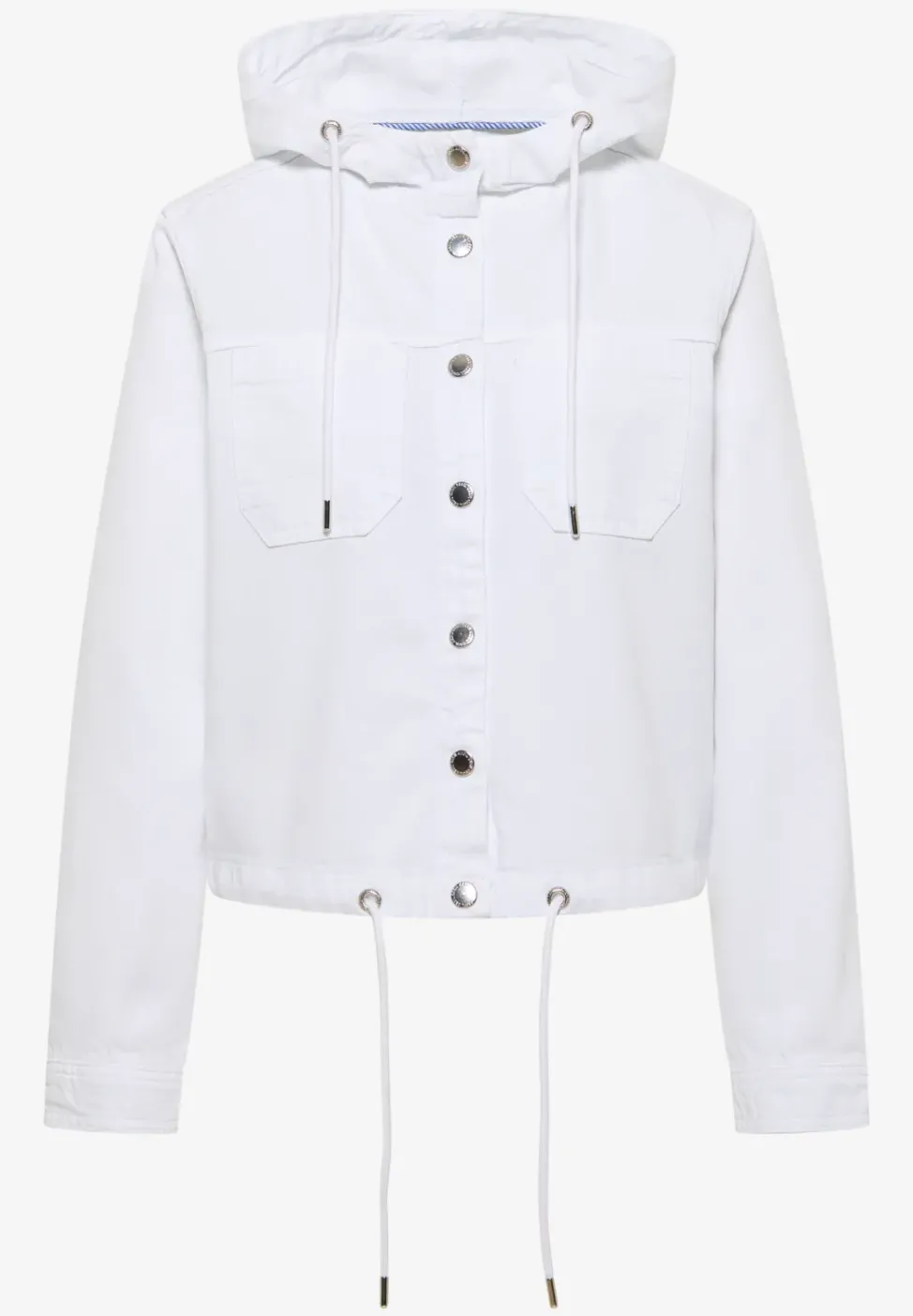Overshirt mit Kapuze und Tunnelzug