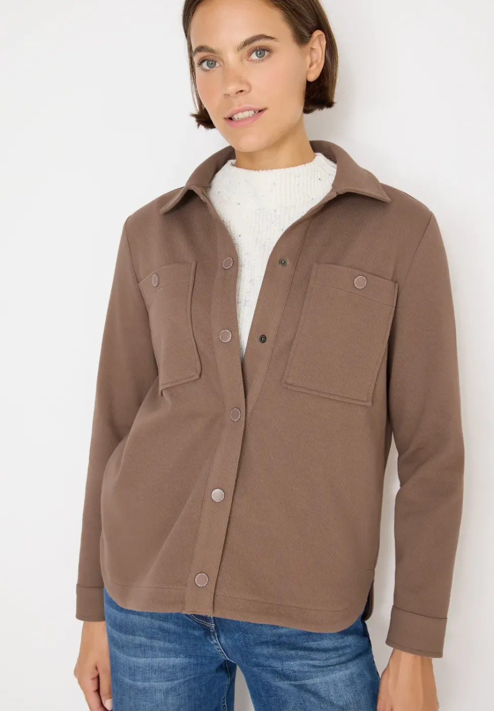 Overshirt mit Struktur
