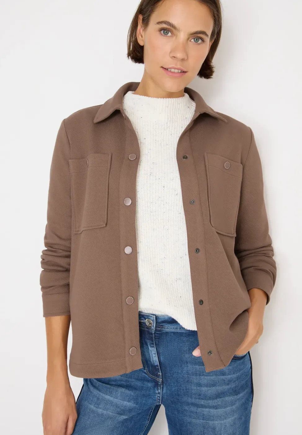 Overshirt mit Struktur
