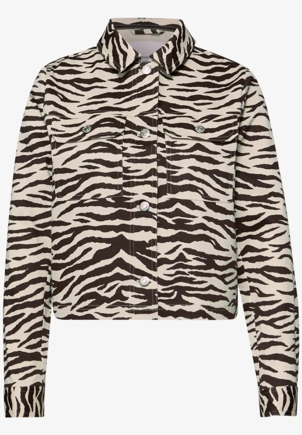 Overshirt mit Zebra-Print