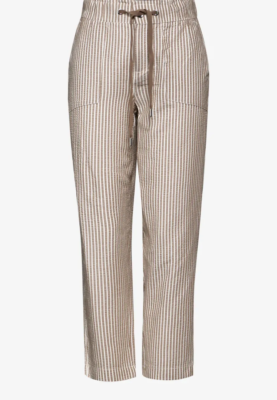 Paperbag Seersucker Hose
