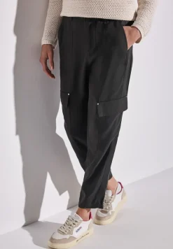 Paperbag Hose im Cargo-Look