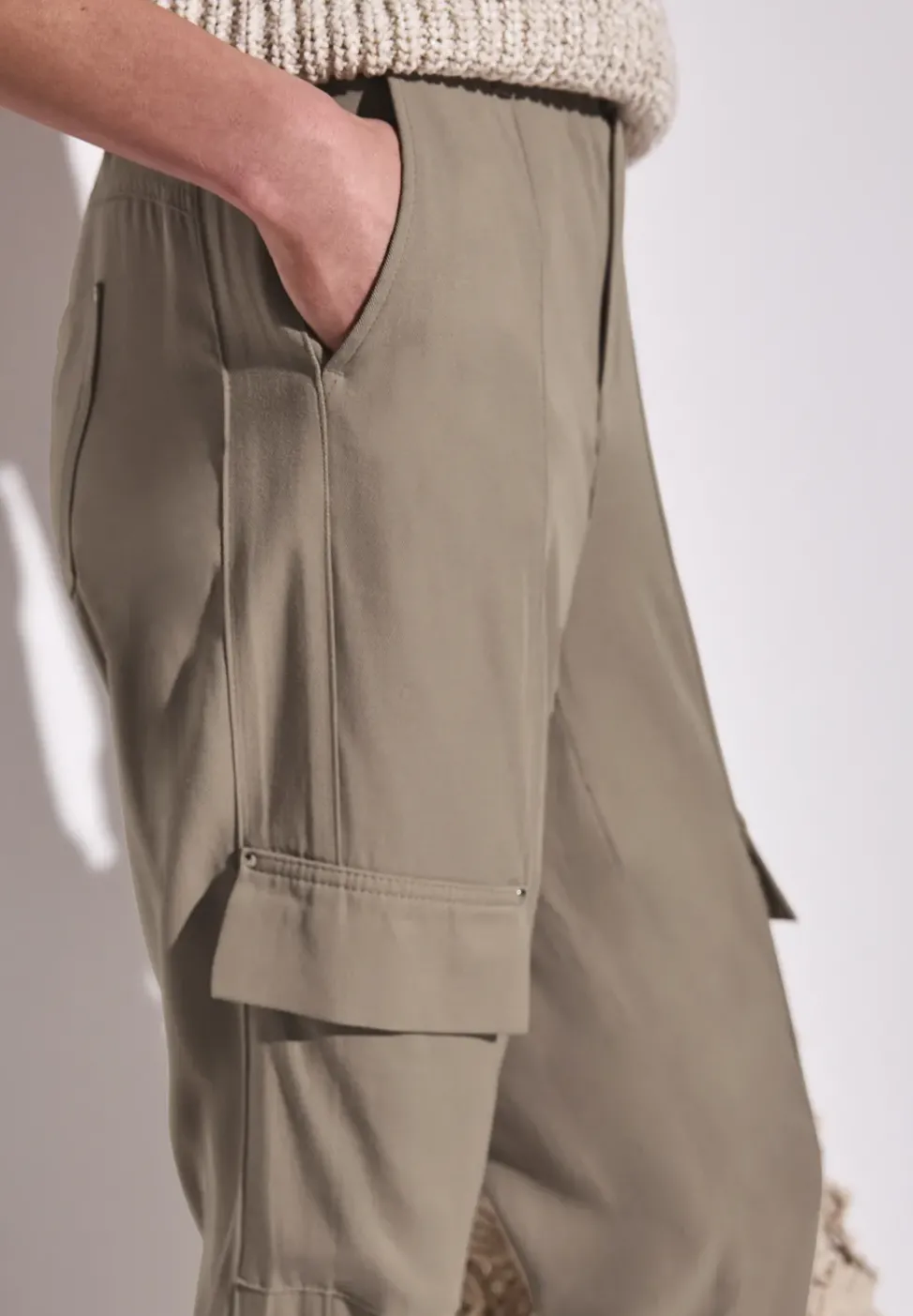 Paperbag Hose im Cargo-Look
