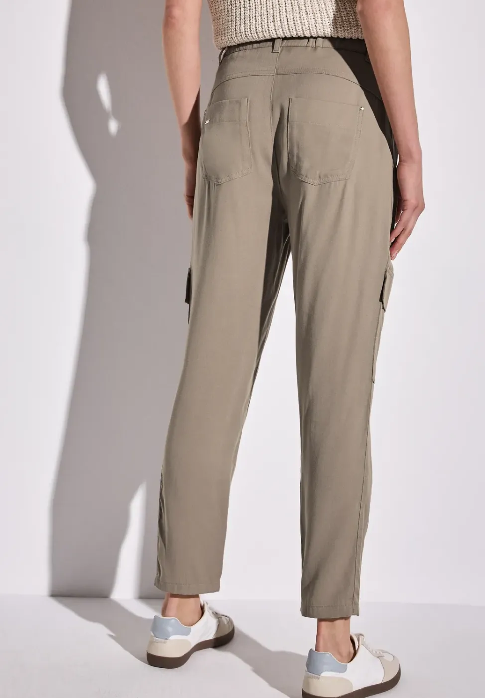 Paperbag Hose im Cargo-Look