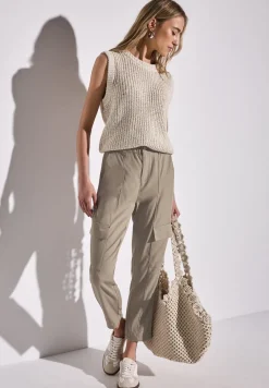Paperbag Hose im Cargo-Look