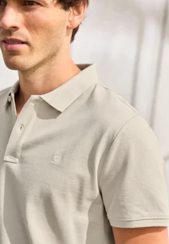 Piqué-Poloshirt mit Logo