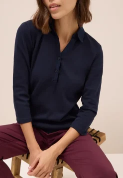 Poloshirt mit 3/4-Arm