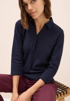 Poloshirt mit 3/4-Arm
