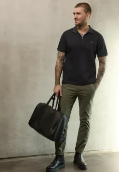 Poloshirt mit Struktur