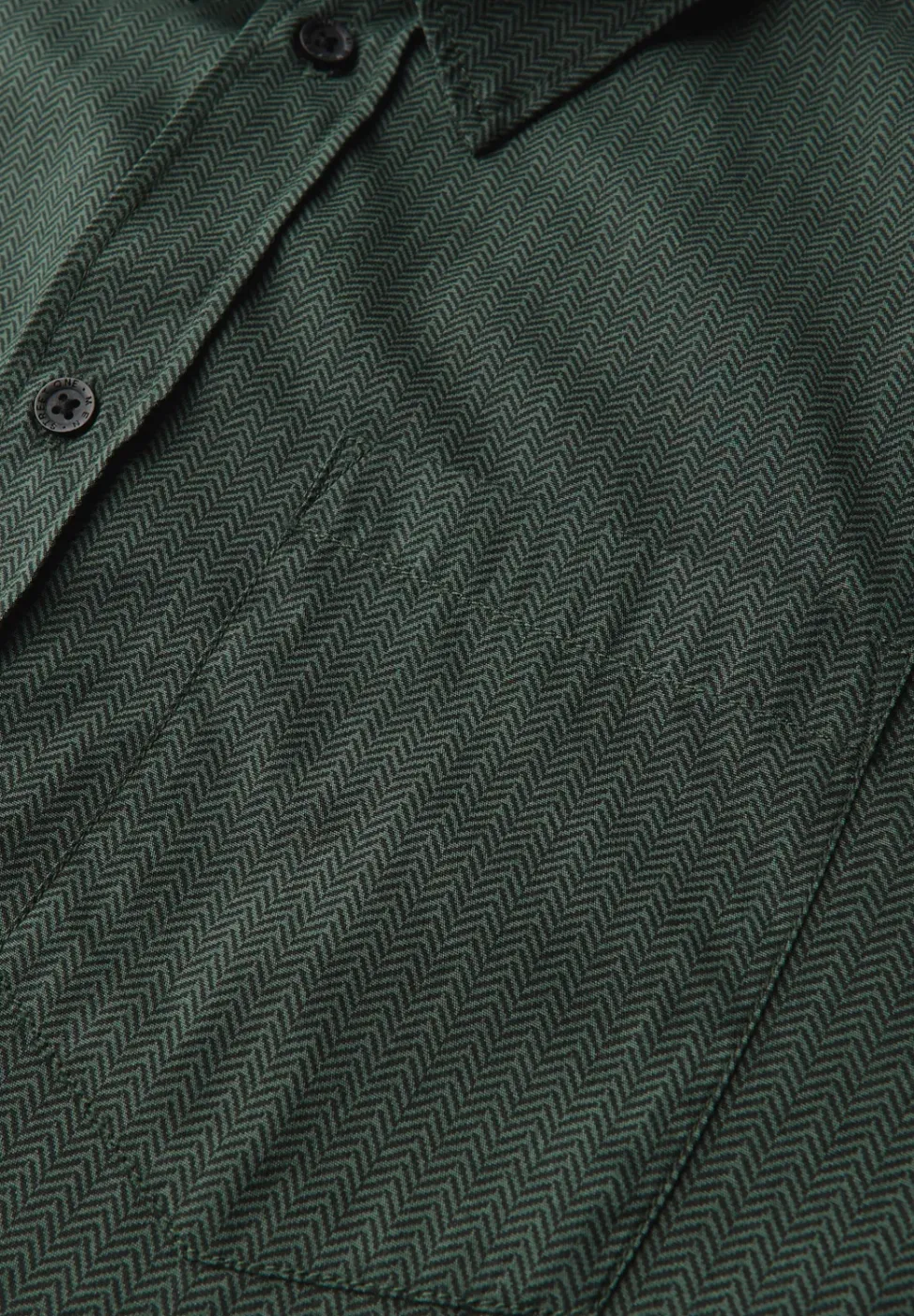 Popeline Herringbone Hemd