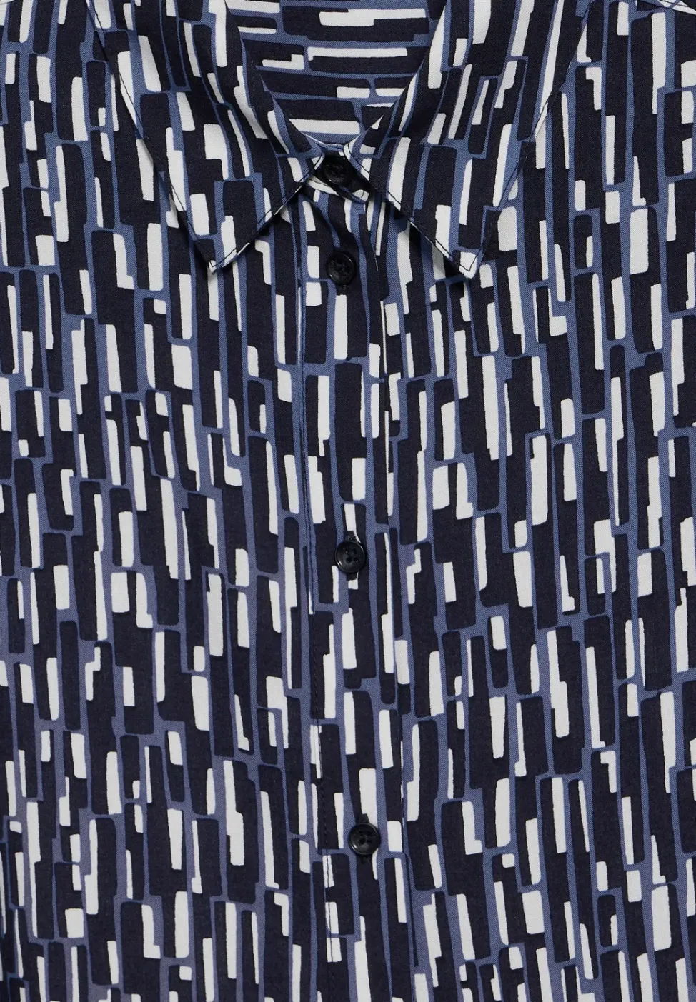 Print Hemdblusenkleid