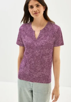 Print-Shirt im Tunika-Look
