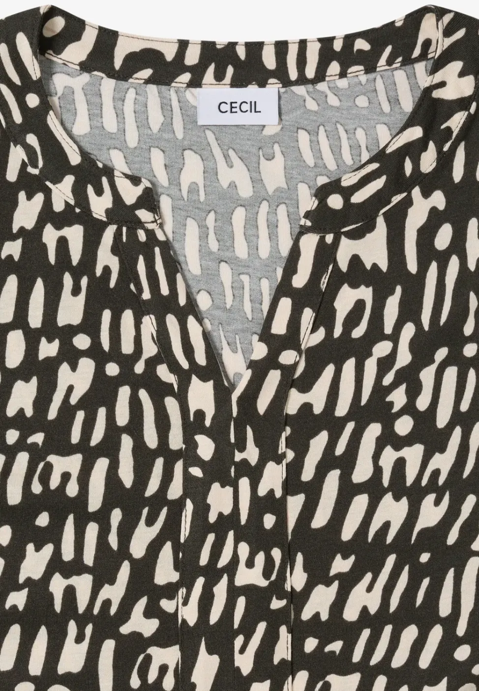 Print-Shirt im Tunika-Look