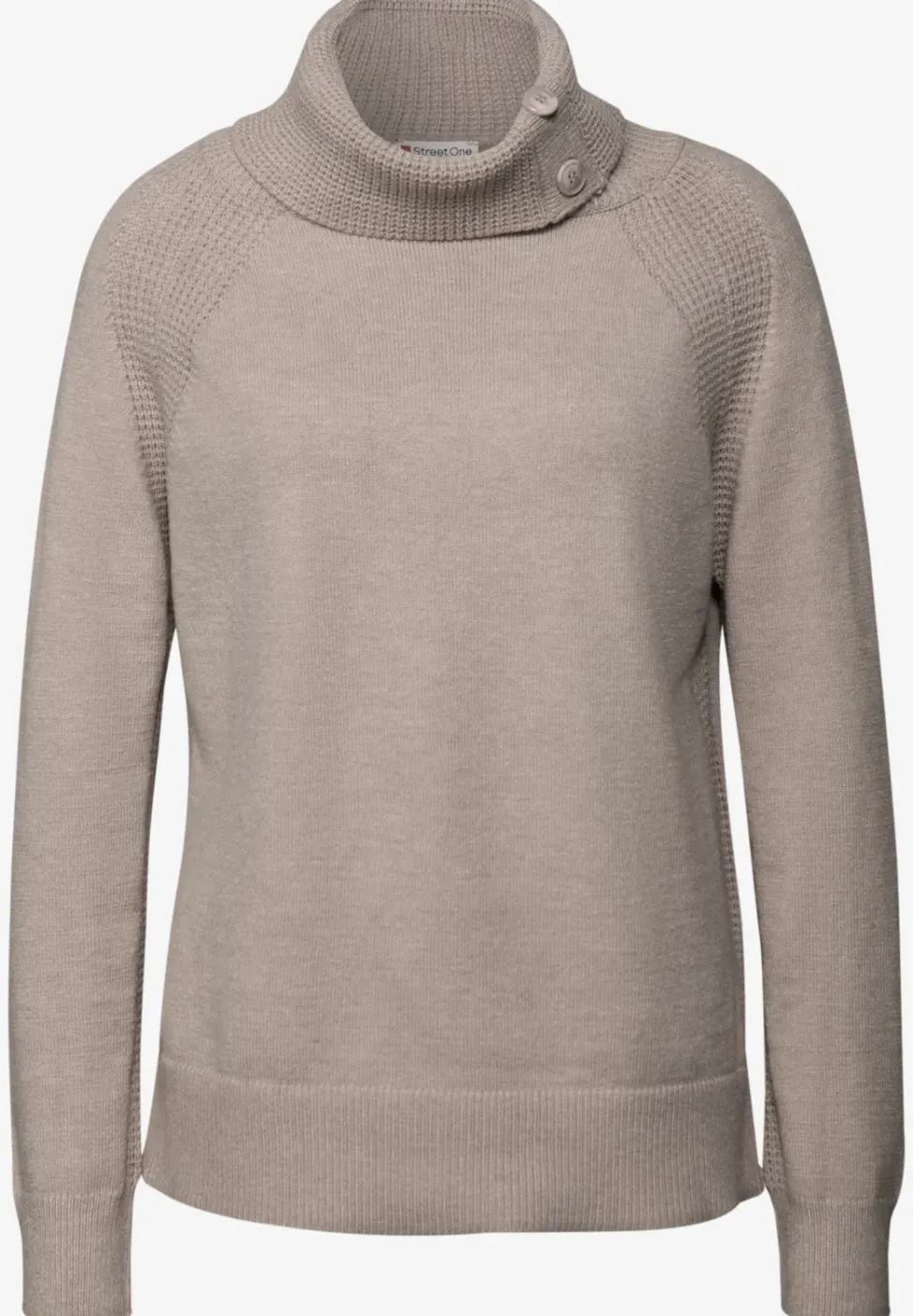 Pullover mit Stehkragen