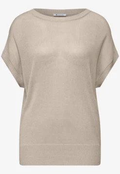 Pullover mit U-Boot-Ausschnitt