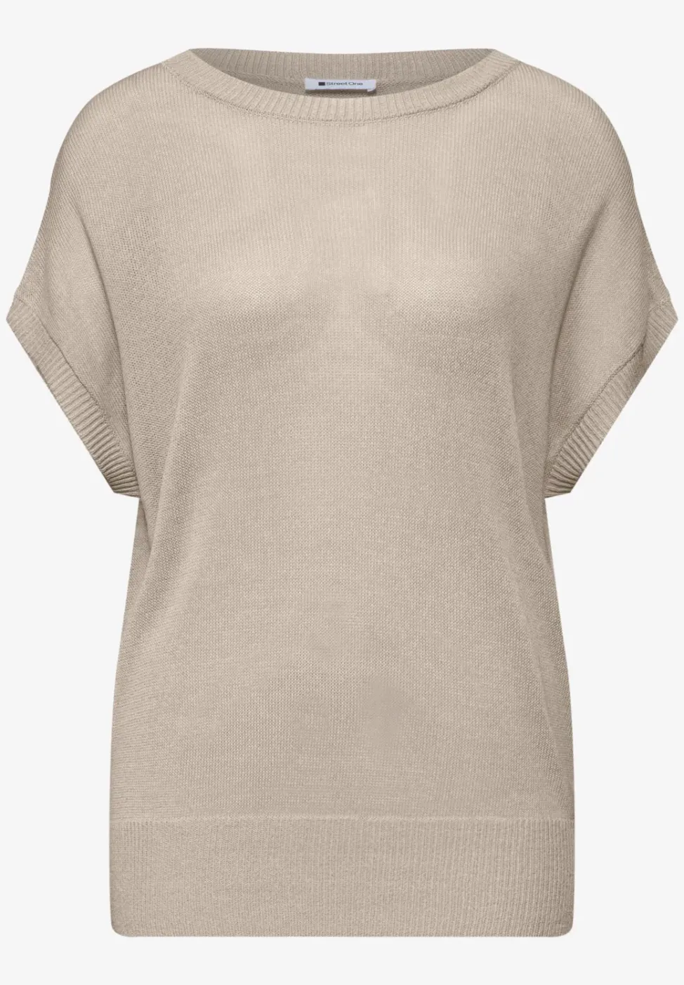Pullover mit U-Boot-Ausschnitt