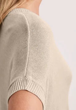 Pullover mit U-Boot-Ausschnitt