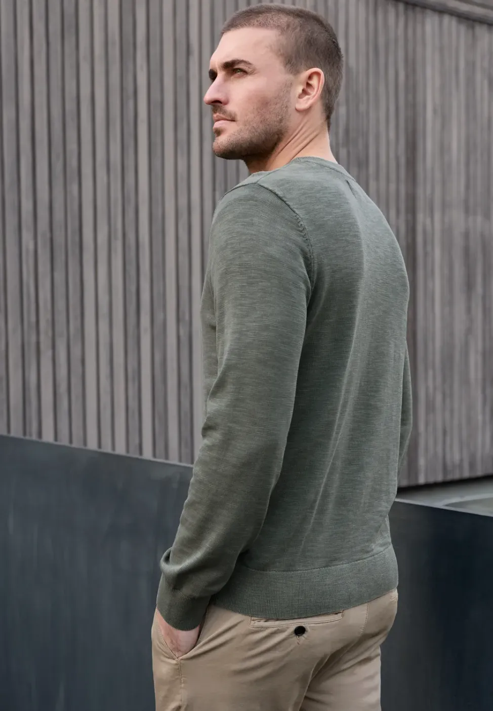 Pullover mit Washed-Effekt