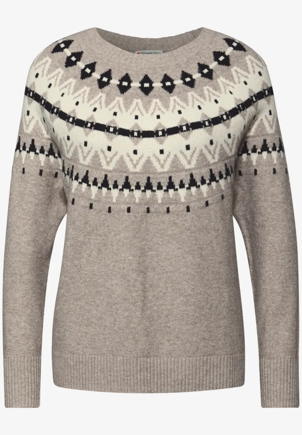 Pullover im Norweger-Look