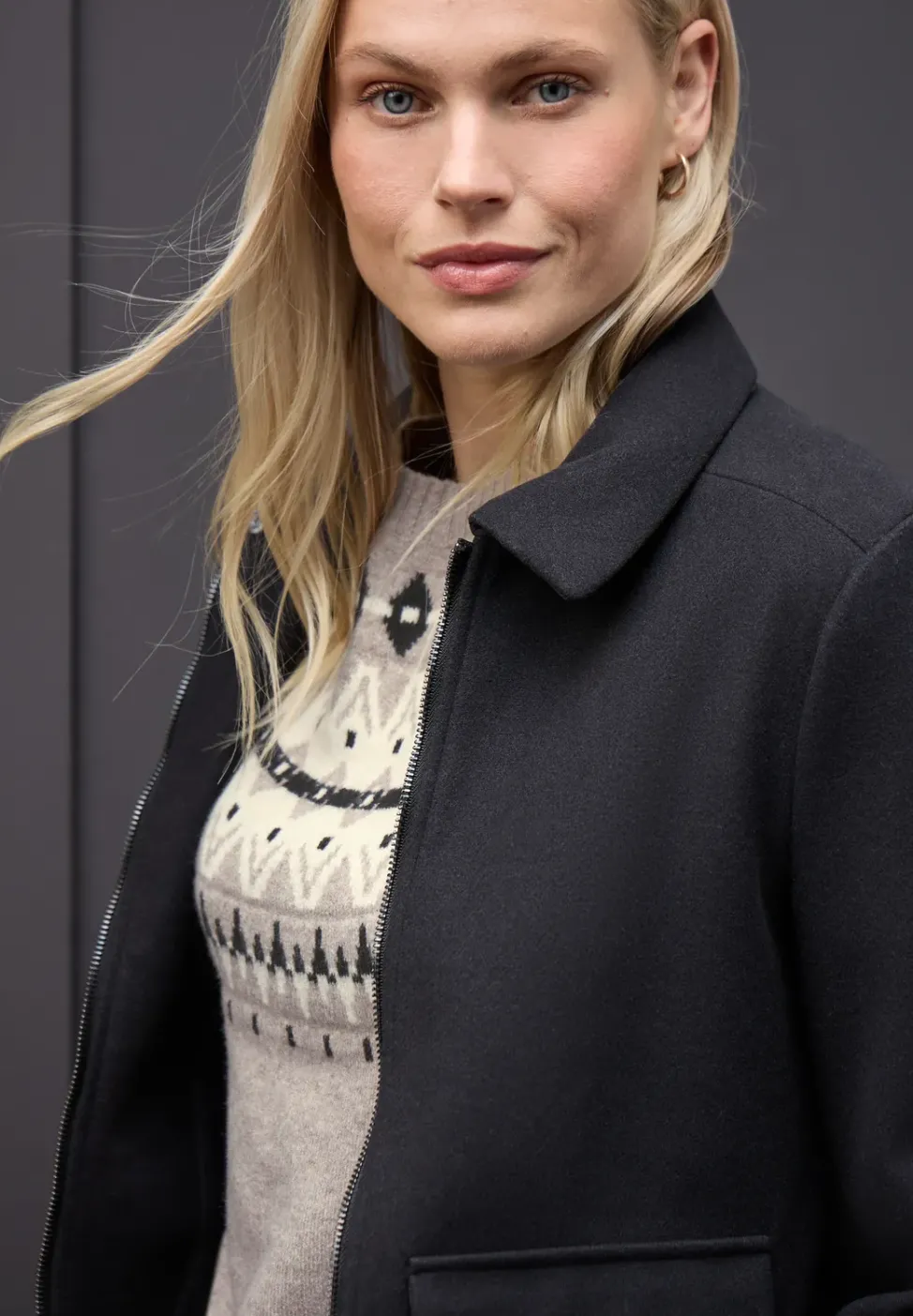 Pullover im Norweger-Look