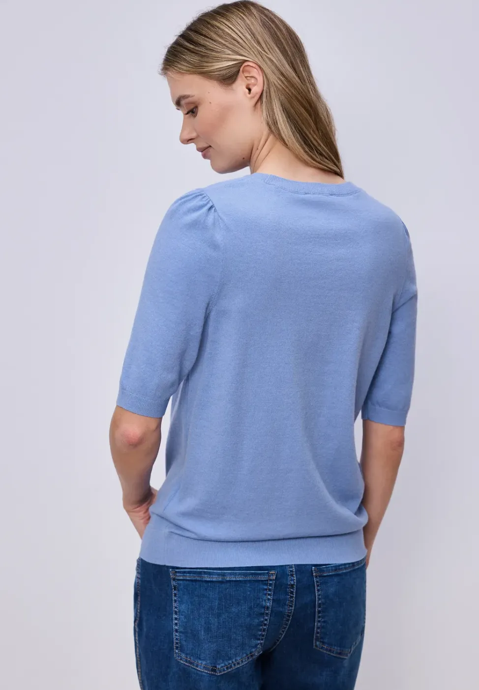 Pullover in Unifarbe
