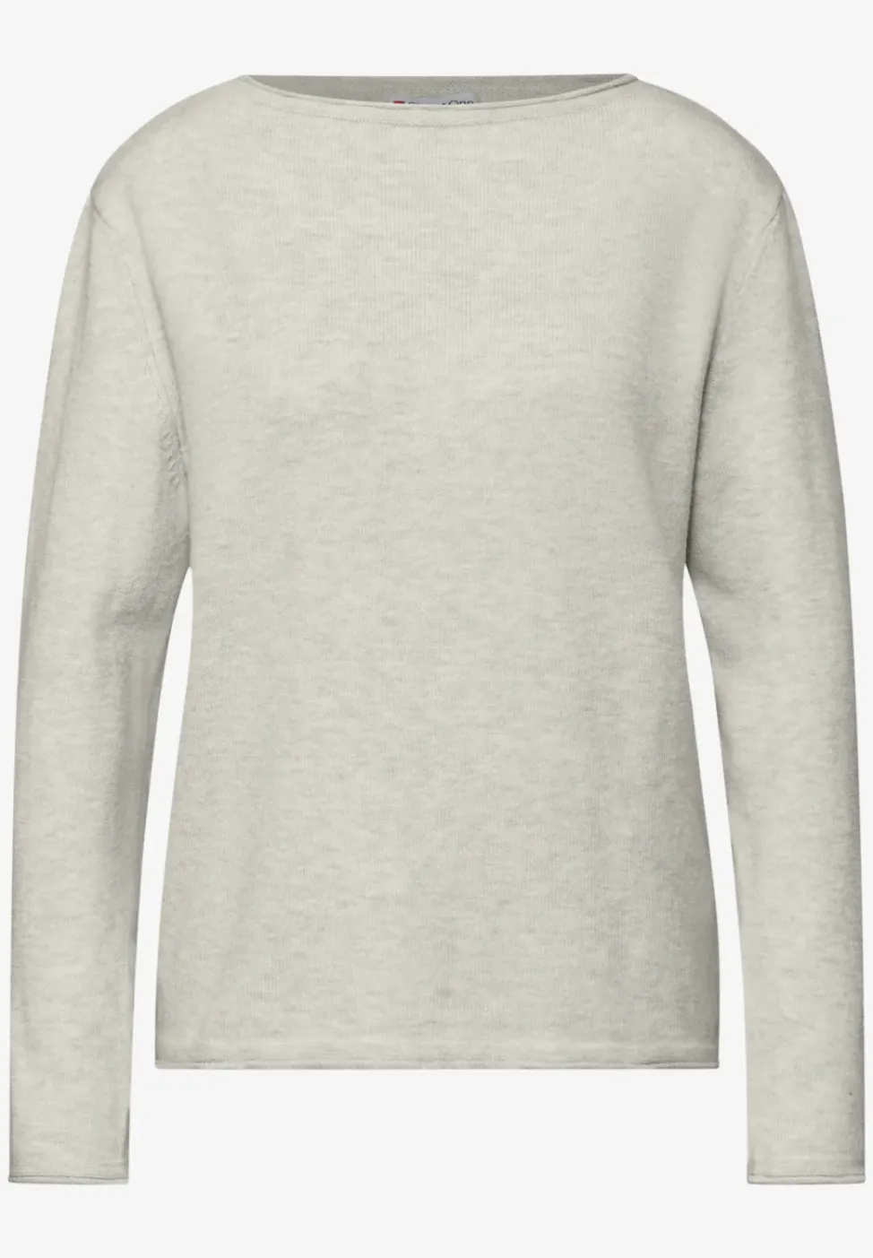Pullover mit gerolltem Saum