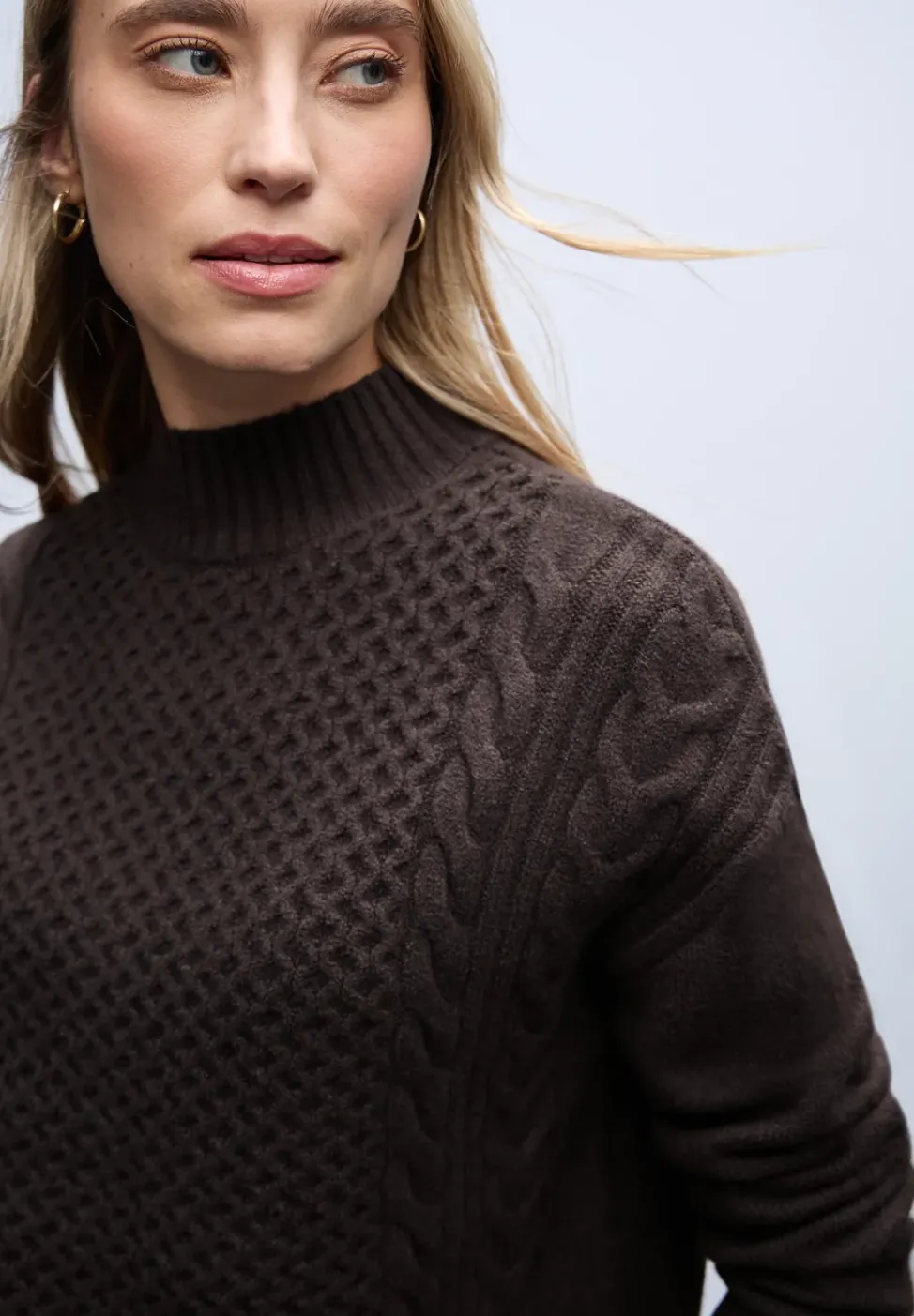 Pullover mit Strickmuster