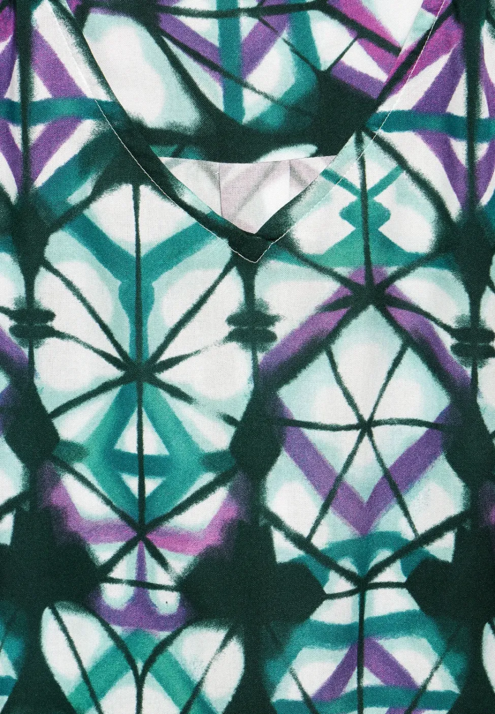 Ärmellose Bluse mit Print